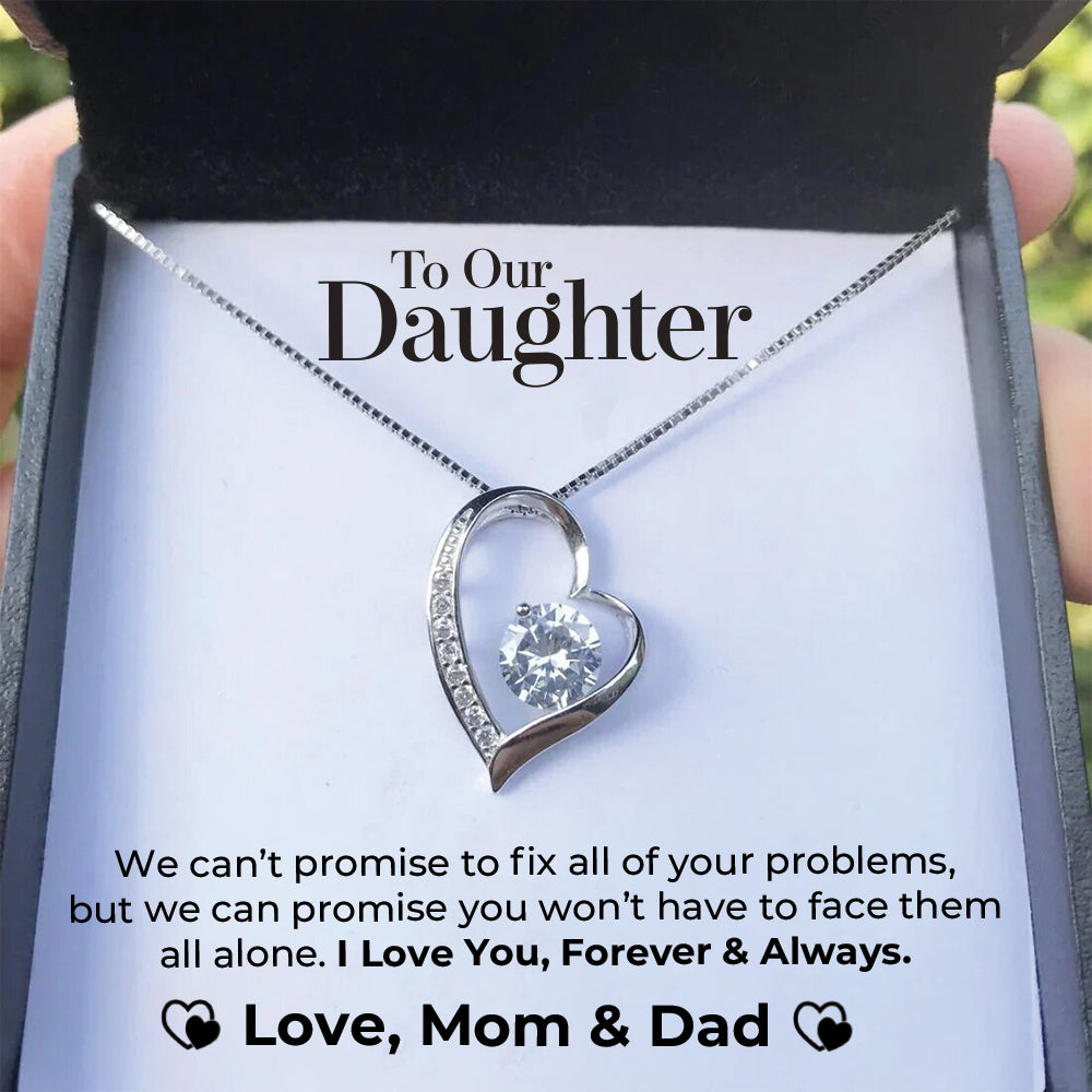 Emi & Ella™ To My Daughter Love Heart Necklace