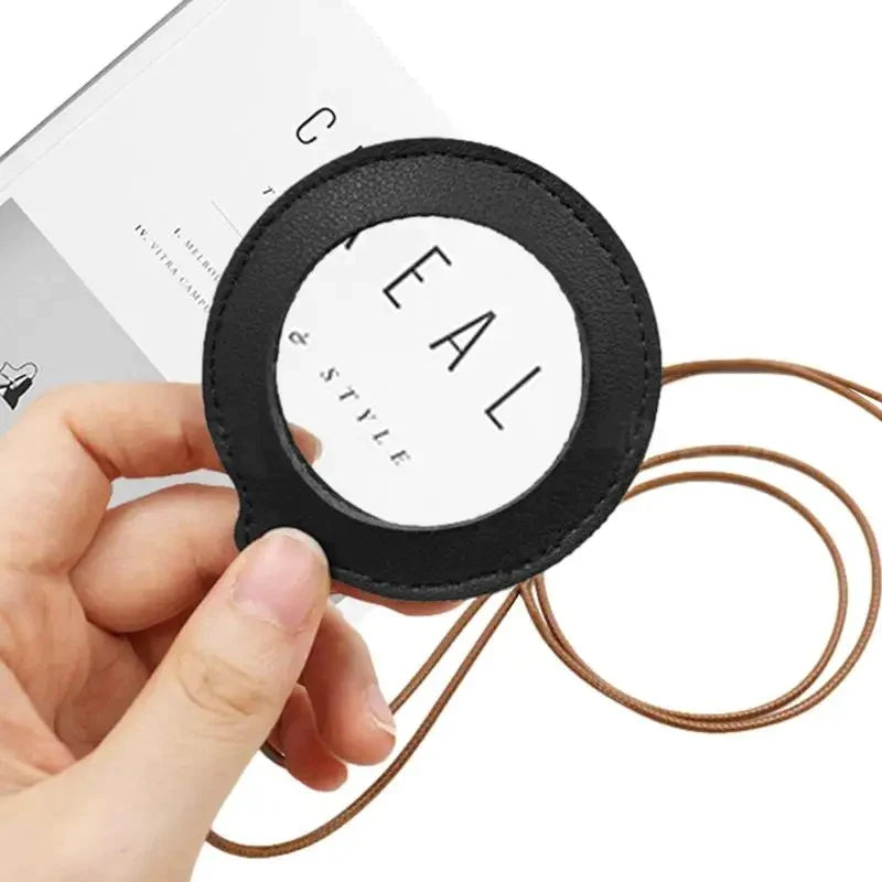 Emi & Ella™ Leather Magnifying Glass Loupe Necklace