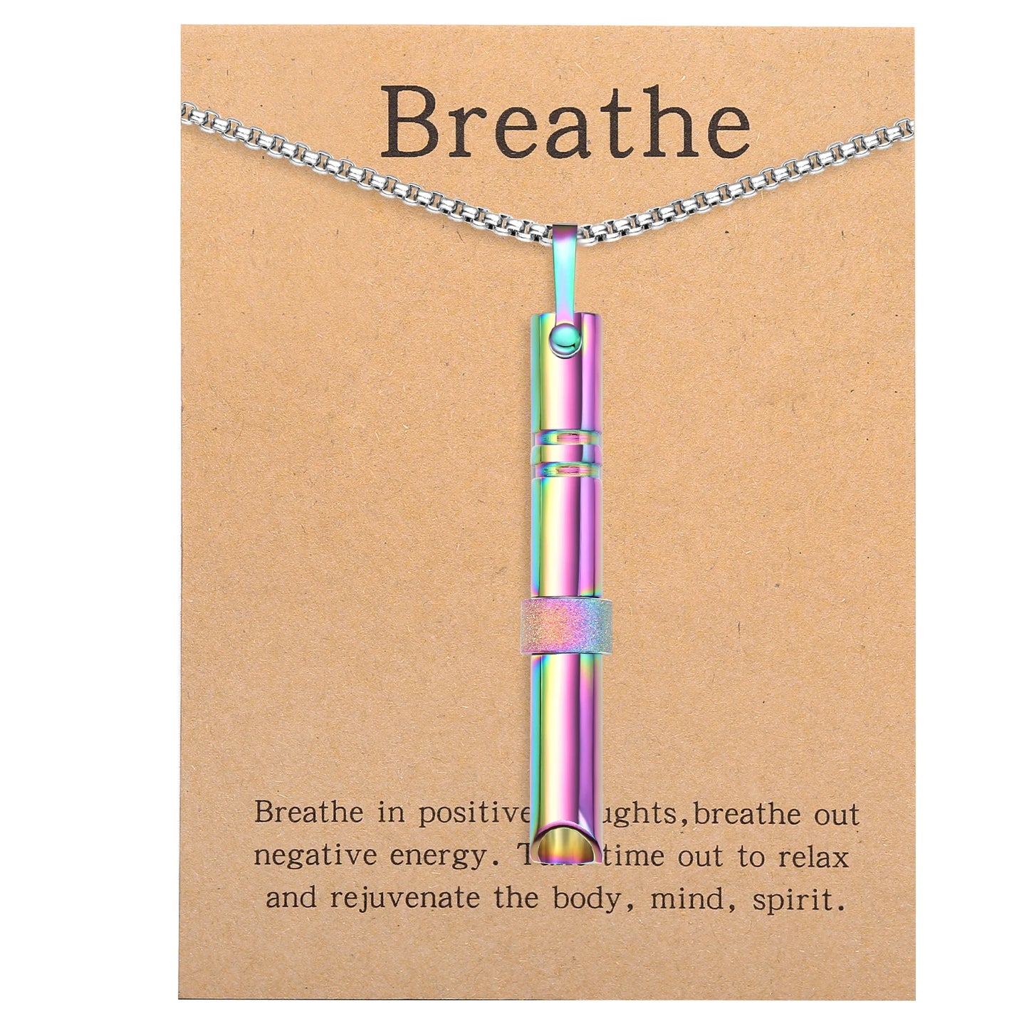 Emi & Ella™ Breathe Calm Necklace for Mindful Relief