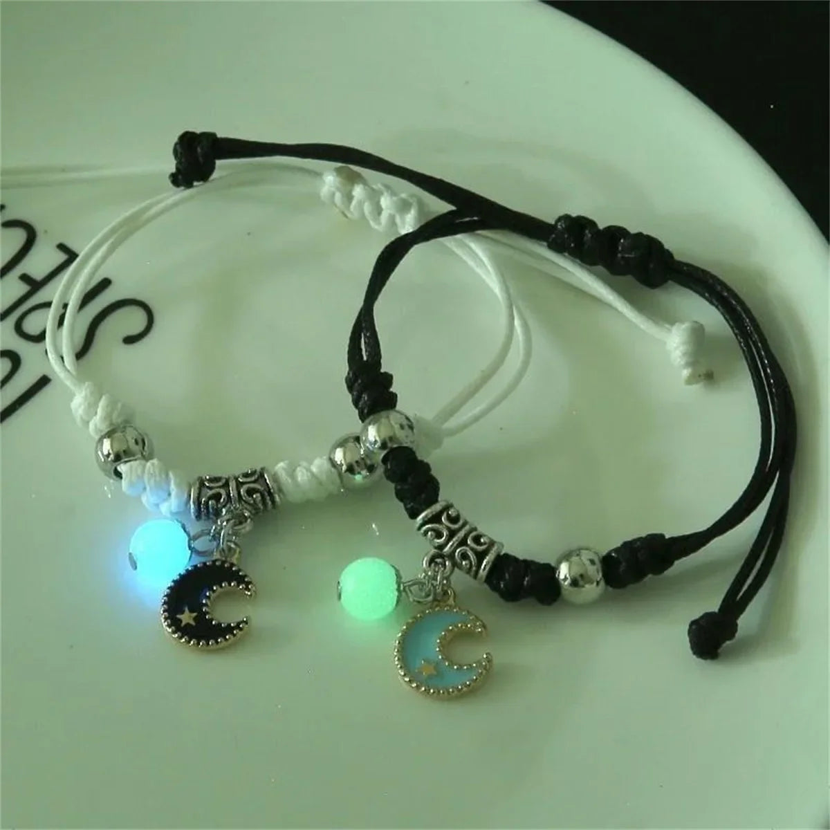 Glow in the Dark Couple Bracelets