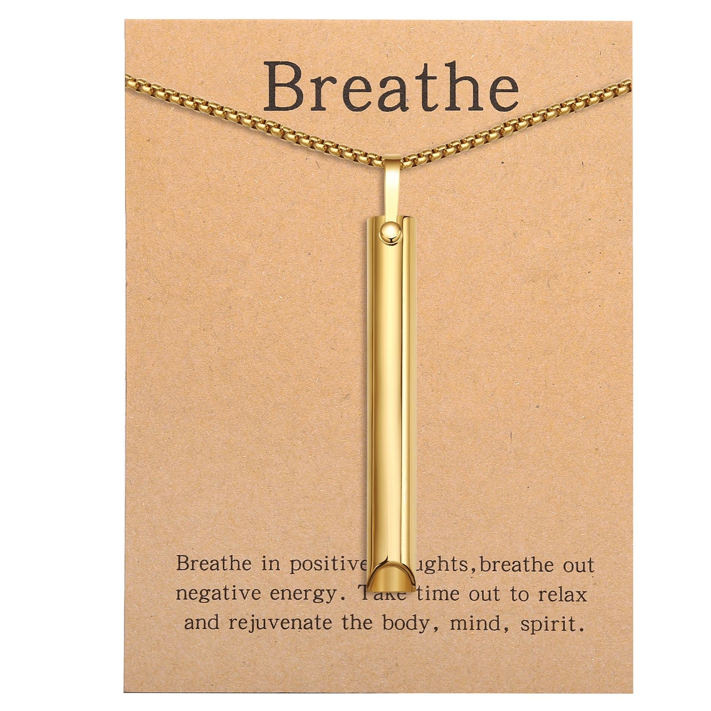 Emi & Ella™ Breathe Calm Necklace for Mindful Relief