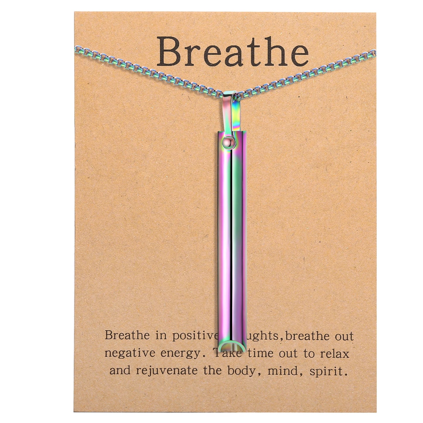 Emi & Ella™ Breathe Calm Necklace for Mindful Relief