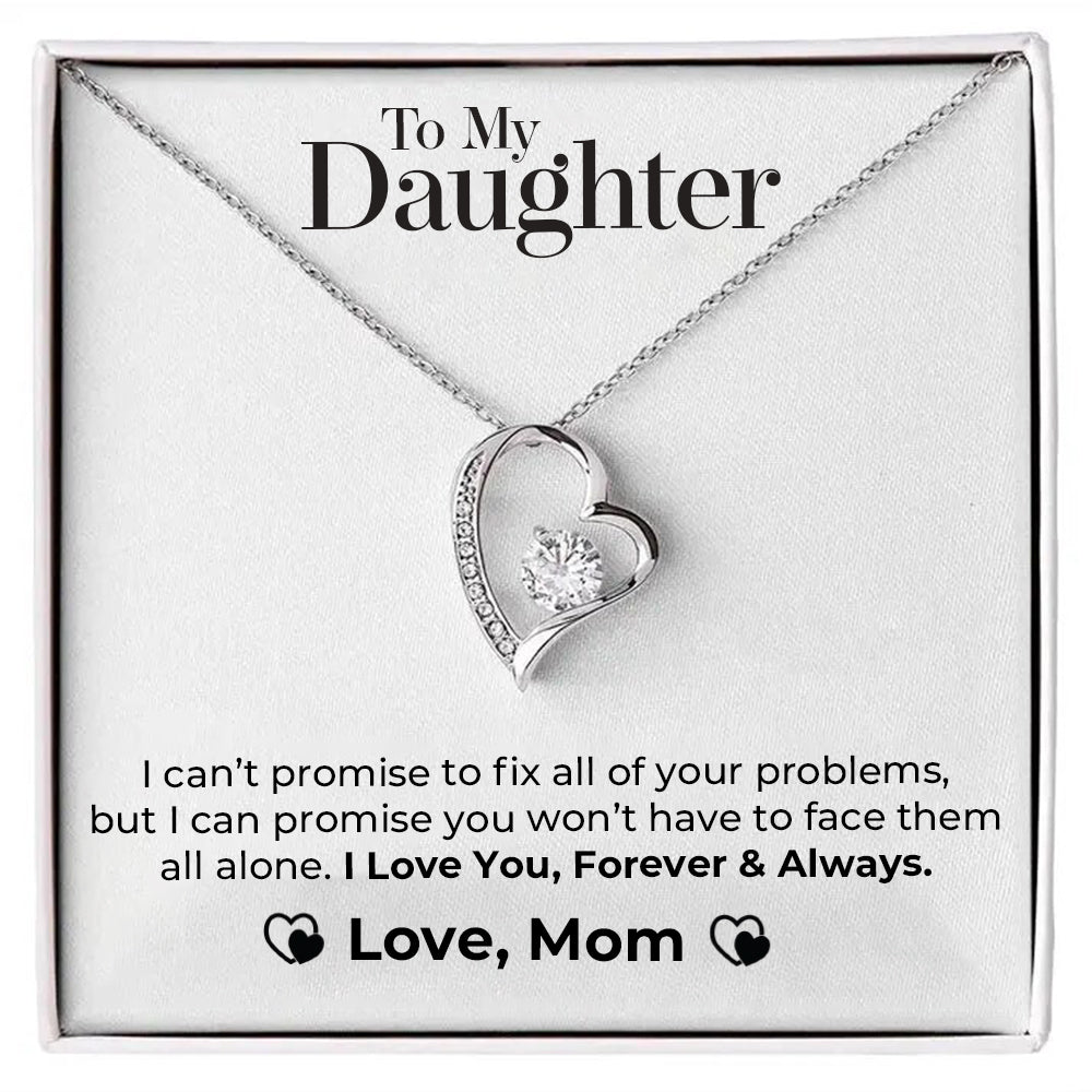 Emi & Ella™ To My Daughter Love Heart Necklace